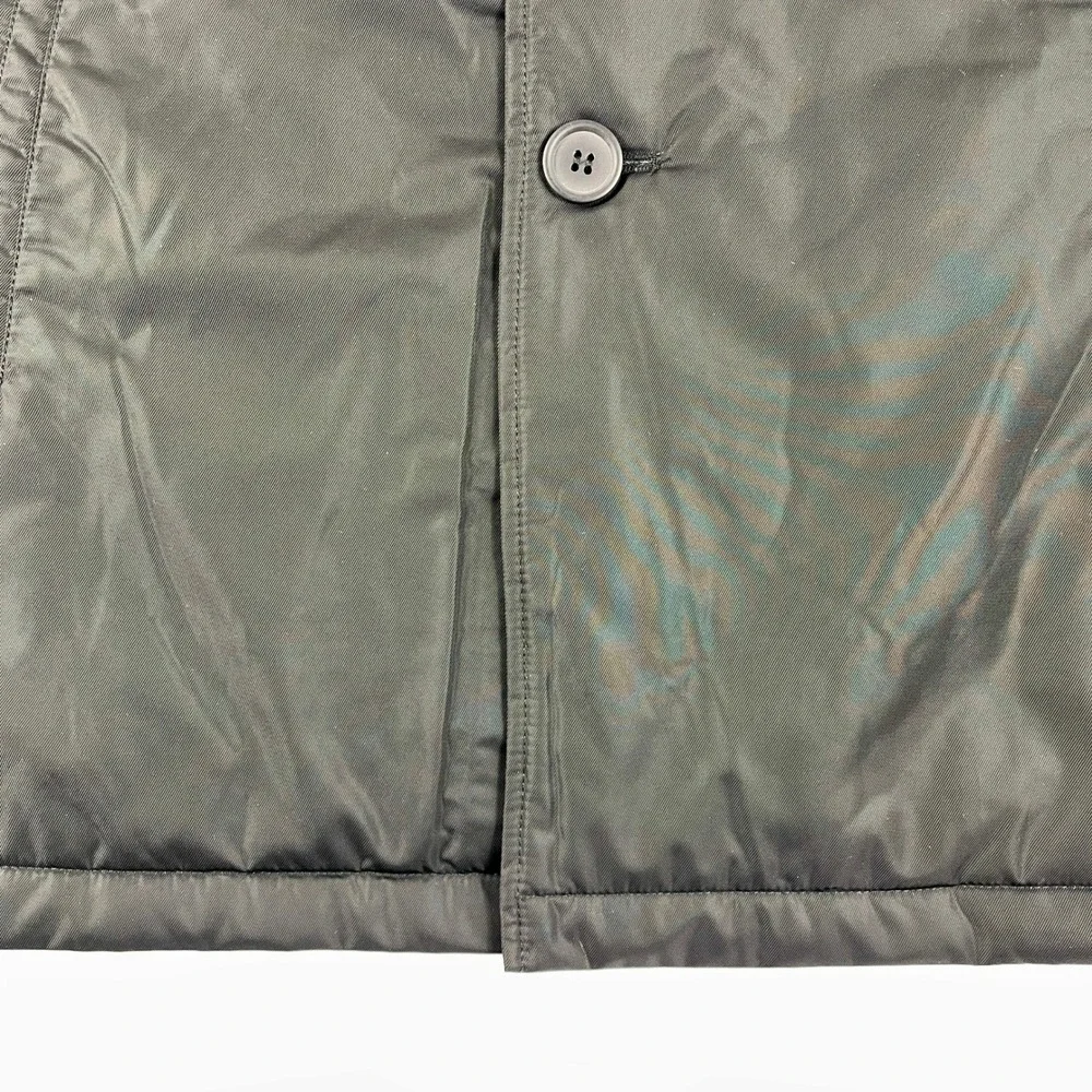 Robert Graham Men Black‎ Quilted Lined Full Zip Jacket Size S